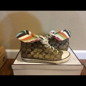 Bronze Coach shoes - Size 9.5